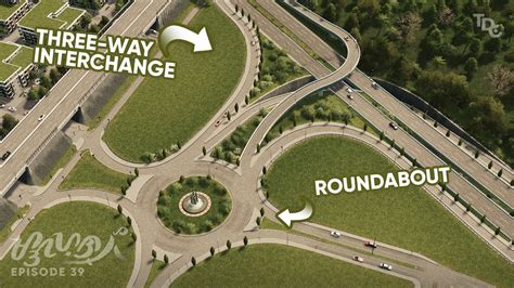 Transitioning from a highway to town/city .